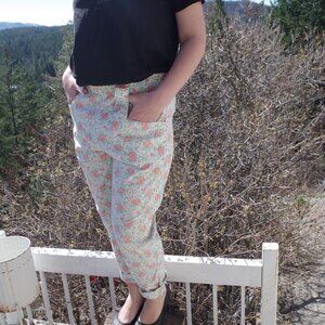 Vintage Paper Clips Ladies Pants 80s